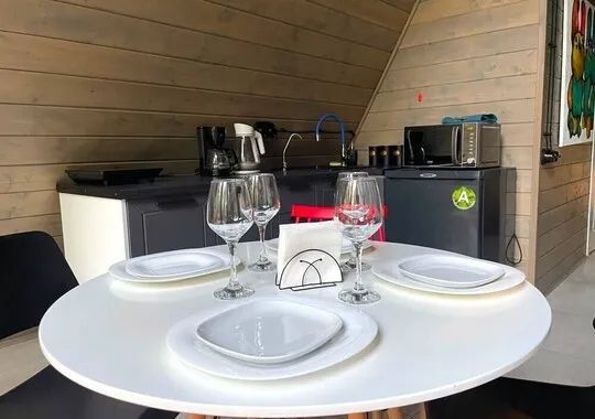 База отдыха База отдыха Les Holidays A-Frame №5 деревня Красный Огорок 5% скидка по промокоду!