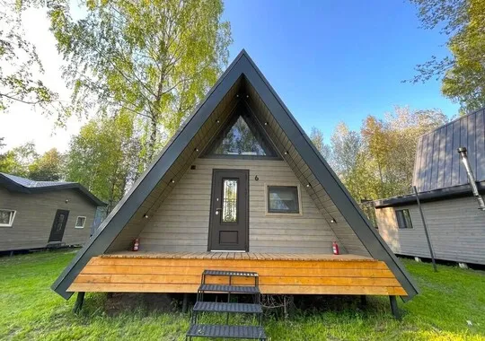 База отдыха Les Holidays A-Frame №6 деревня Красный Огорок без отзывов 5% скидка по промокоду!