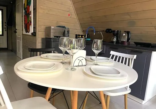 База отдыха Les Holidays A-Frame №6 деревня Красный Огорок новый объект без отзывов 5% скидка по промокоду!