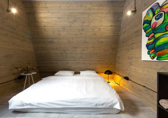 Глэмпинг Глэмпинг Les Holidays A-Frame №7 деревня Красный Огорок без звезд новый объект
