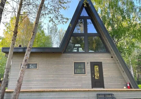 Глэмпинг Глэмпинг Les Holidays A-Frame №7 деревня Красный Огорок новый объект Забронируй по своей цене! 5% скидка по промокоду!