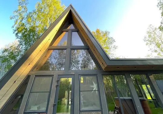 Глэмпинг Глэмпинг Les Holidays A-Frame №7 деревня Красный Огорок без отзывов Забронируй по своей цене! 5% скидка по промокоду!