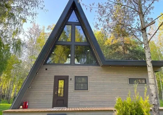 База отдыха База отдыха Les Holidays A-Frame №8 деревня Красный Огорок новый объект Забронируй по своей цене!