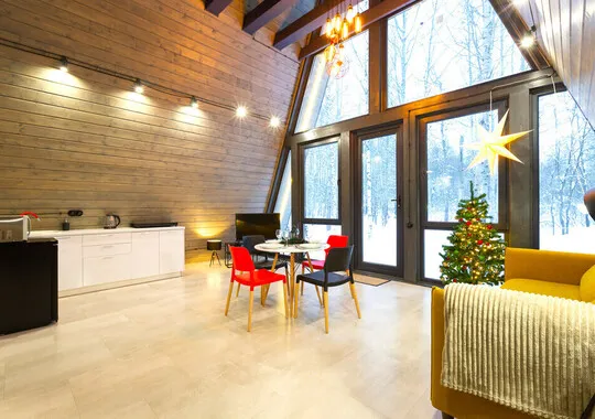 База отдыха База отдыха Les Holidays A-Frame №8 деревня Красный Огорок без отзывов Забронируй по своей цене!