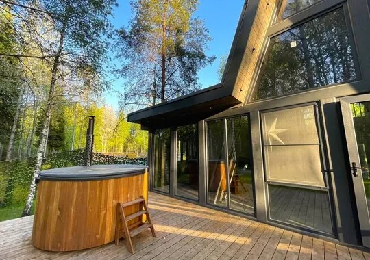 База отдыха База отдыха Les Holidays A-Frame №8 деревня Красный Огорок Забронируй по своей цене! 5% скидка по промокоду!