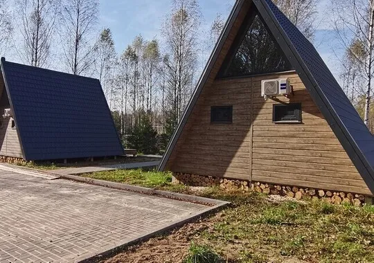 База отдыха База отдыха Дом А-фрейм село Введенье без звезд новый объект