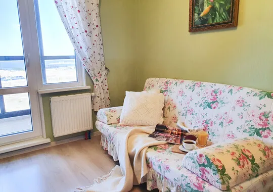 Апартаменты Апартаменты Aelita.Apartments с камином и джакузи. Вид на Порт и Лахта-Центр Санкт-Петербург 5 звезд 5% скидка по промокоду!