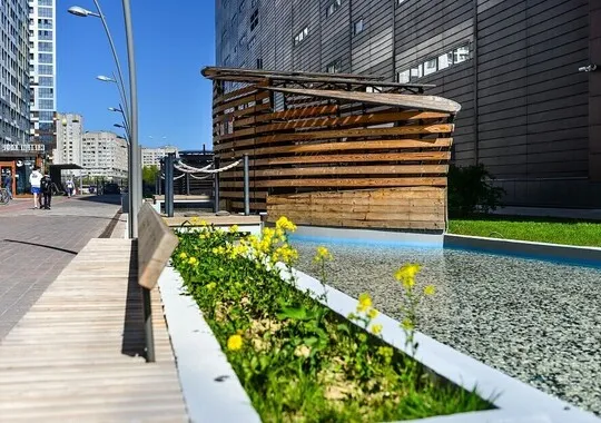 Апартаменты Апартаменты Aelita.Apartments с камином и джакузи. Вид на Порт и Лахта-Центр Санкт-Петербург 5 звезд Забронируй по своей цене! 5% скидка по промокоду!
