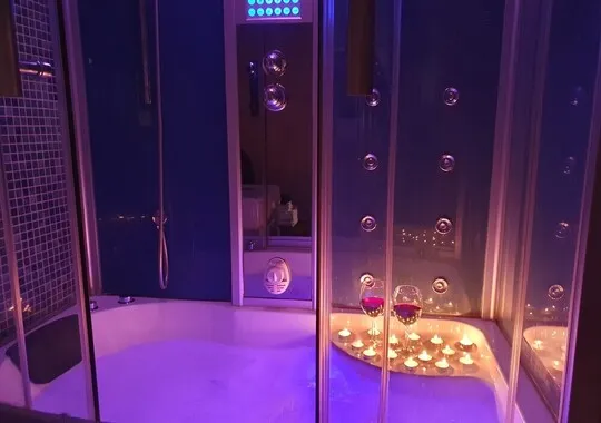 Апартаменты Апартаменты Aelita.Apartments с джакузи и хаммамом. Вид на Финский залив Санкт-Петербург 5 звезд новый объект без отзывов