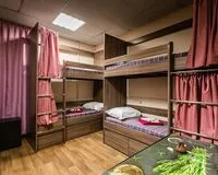 Кровать в общем 6-местном номере Хостел Хостел 1 на Электрозаводской Москва 696 м от метро Электрозаводская