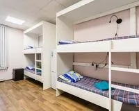Кровать в общем 6-местном номере Хостел Хостел 1 на Электрозаводской Москва 696 м от метро Электрозаводская