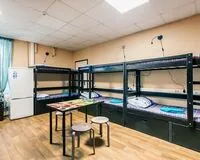 Кровать в общем 12-местном номере Хостел Хостел 1 на Электрозаводской Москва 696 м от метро Электрозаводская