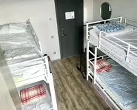 Кровать в общем 5-местном номере Хостел Хостел Крыша Москва метро Новокузнецкая