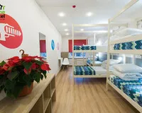 Кровать в общем 6-местном номере для мужчин Гостевой дом Гостевой дом Star Home Rooms&Hostel Санкт-Петербург метро Звёздная