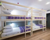 Кровать в общем 6-местном номере для женщин Гостевой дом Гостевой дом Star Home Rooms&Hostel Санкт-Петербург без звезд