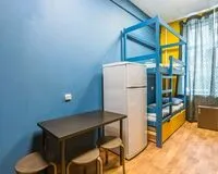 Кровать в общем 6-местном номере Хостел Хостел 1 на Кожуховской Москва рейтинг 3.6