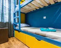 Кровать в общем 6-местном номере Хостел Хостел 1 на Кожуховской Москва 5 отзывов