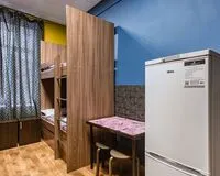 Кровать в общем 6-местном номере Хостел Хостел 1 на Кожуховской Москва 306 м от метро Кожуховская