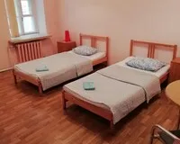 Двухместный номер с 2 кроватями, общим душем и туалетом Хостел Хостел Гостиный двор на Полянке Москва без звезд