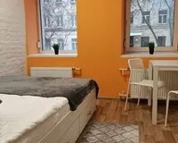 Двухместный номер с 1 кроватью, общим душем и туалетом Гостевой дом Гостевой дом Bravo на Казанской Санкт-Петербург 436 м от метро Невский проспект без звезд