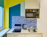 Двухместный номер с 2 кроватями Апарт-Отель Апарт-Отель Axis.Moscow Island Москва