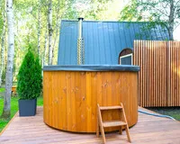 Дом/коттедж 2 спальни База отдыха База отдыха Les Holidays A-Frame №1 деревня Красный Огорок 5% скидка по промокоду!