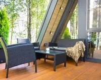 Дом/коттедж 2 спальни Глэмпинг Глэмпинг Les Holidays A-Frame №2 деревня Красный Огорок без звезд 5% скидка по промокоду!