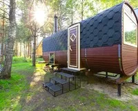 Дом/коттедж 2 спальни Глэмпинг Глэмпинг Les Holidays A-Frame №2 деревня Красный Огорок без звезд новый объект без отзывов