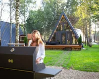 Дом/коттедж 2 спальни База отдыха База отдыха Les Holidays A-Frame №4 деревня Красный Огорок 5% скидка по промокоду!