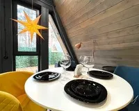 Дом/коттедж 2 спальни База отдыха База отдыха Les Holidays A-Frame №4 деревня Красный Огорок без звезд новый объект Забронируй по своей цене!