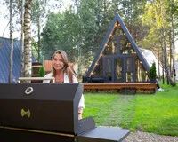 Дом/коттедж 2 спальни База отдыха База отдыха Les Holidays A-Frame №5 деревня Красный Огорок 5% скидка по промокоду!