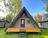 Дом/коттедж 2 спальни База отдыха Les Holidays A-Frame №6 деревня Красный Огорок новый объект без отзывов