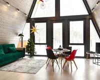 Дом/коттедж 2 спальни Глэмпинг Глэмпинг Les Holidays A-Frame №7 деревня Красный Огорок без звезд новый объект 5% скидка по промокоду!