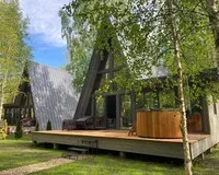 Дом/коттедж 2 спальни Глэмпинг Глэмпинг Les Holidays A-Frame №7 деревня Красный Огорок новый объект Забронируй по своей цене! 5% скидка по промокоду!