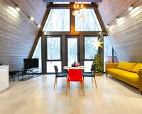 Дом/коттедж 2 спальни База отдыха База отдыха Les Holidays A-Frame №8 деревня Красный Огорок без звезд новый объект Забронируй по своей цене!