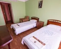 Двухместный номер с 2 кроватями, душем и туалетом Отель Отель Каспий Махачкала новый объект