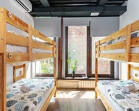 Кровать в общем 8-местном номере Мини-отель Мини-отель Облака Хостел и номера Владивосток новый объект