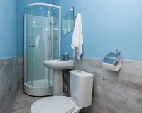 Двухместный номер с 1 кроватью, душем и туалетом Апарт-Отель Апарт-Отель Аквамарин Санкт-Петербург метро Василеостровская 406 м от метро Василеостровская