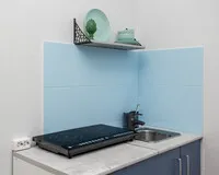 Двухместный номер с 1 кроватью, душем и туалетом Апарт-Отель Апарт-Отель Аквамарин Санкт-Петербург метро Василеостровская 2 звезды
