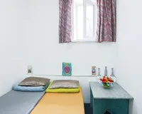 Двухместный номер с 1 кроватью, общим душем и туалетом Хостел Решетников SibHome Иркутск новый объект