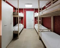 Кровать в общем 4-местном номере для женщин Хостел Хостел Уют на Варшавке Москва метро Верхние Котлы