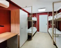Кровать в общем 4-местном номере для женщин Хостел Хостел Уют на Варшавке Москва 160 м от метро Верхние Котлы