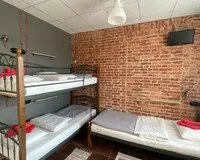 Четырехместный номер Хостел Кино Хостел на Выборгской Санкт-Петербург 644 м от метро Выборгская
