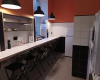 Кровать в общем 2-местном номере Хостел Кино Хостел на Московском Санкт-Петербург метро Парк Победы