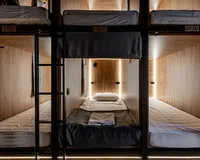 Кровать в общем 14-местном номере Хостел Barch Capsule Hotel Санкт-Петербург 210 м от метро Площадь Восстания