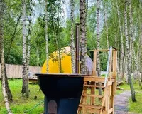 Двухместный номер с 1 кроватью, душем и туалетом Глэмпинг Глэмпинг Багио деревня Харланиха-2 новый объект без отзывов