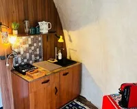 Двухместный номер с 1 кроватью, душем и туалетом Глэмпинг Глэмпинг Багио деревня Харланиха-2 без звезд