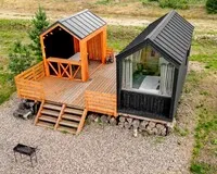 Дом/коттедж 1 спальня Глэмпинг Глэмпинг Rich Life Village коттеджный посёлок Малые Соли Парк без звезд