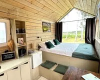 Дом/коттедж 1 спальня Глэмпинг Глэмпинг Rich Life Village коттеджный посёлок Малые Соли Парк без отзывов