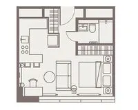 Апартаменты «Студия» Апартаменты Апартаменты Intermark Residence Москва
